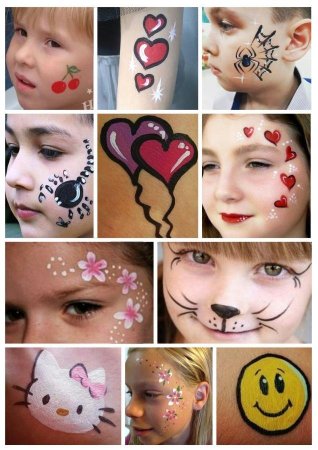 Аквагрим простой