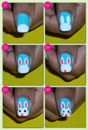 Легкий маникюр для девочек