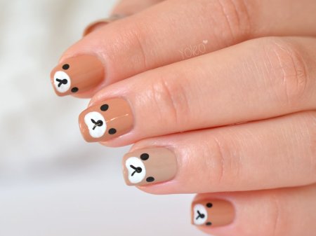 Ногти с пандочкой для ребенка