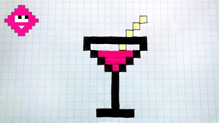 Авокадо по клеточкам