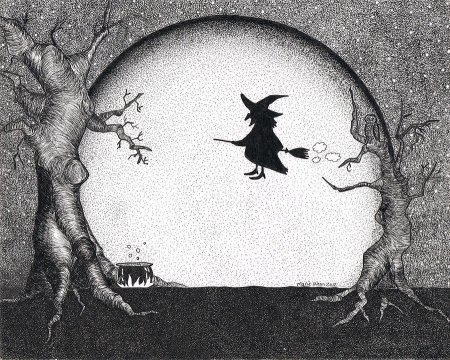 Заколдованное место иллюстрац