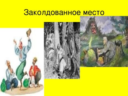 Николай Васильевич Гоголь Заколдованное место рисунок