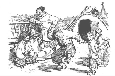 Иллюстрация к повести Гоголя Заколдованное место