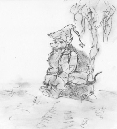 Иллюстрация к сказке Заколдованное место Гоголь