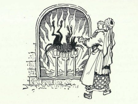 Иллюстрация к сказке Заколдованное место