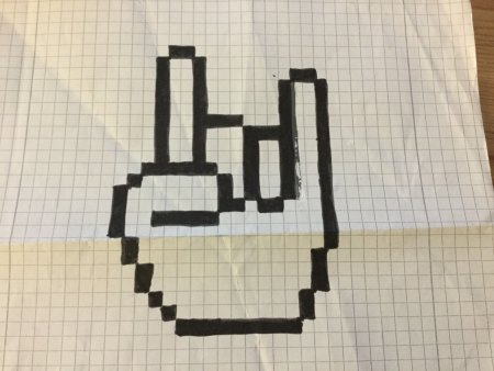 Рисунки ручкой легкие по клеткам