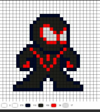 Марвел герои по пикселям