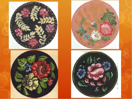 Жостовские подносы роспись поэтапное рисование