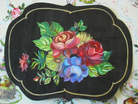 Жостовский поднос рисунок