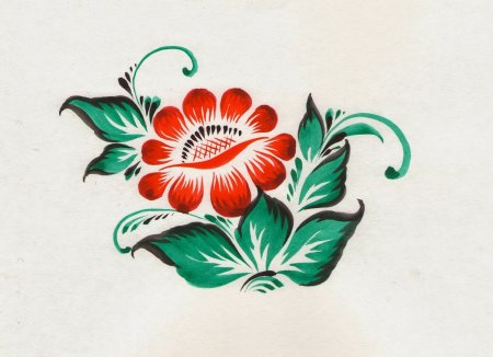 Жостовская роспись элементы орнамента