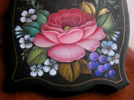 Жостовские цветы простые