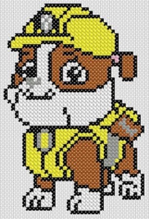 Схема термомозайки Щенячий патруль