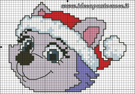 Рисование по клеточкам Щенячий патруль