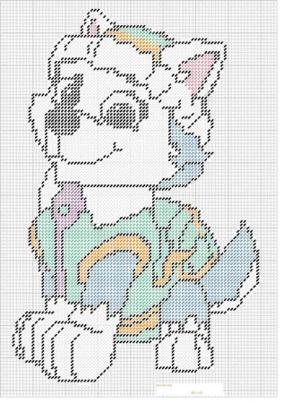 Вышивка крестиком Щенячий патруль