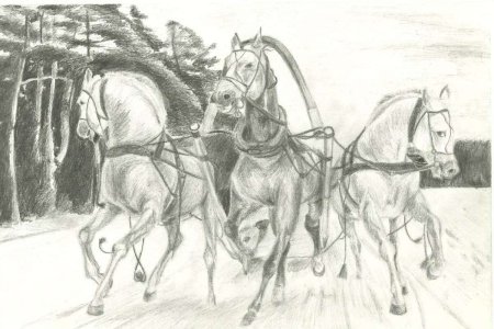 Картина Некрасова тройка