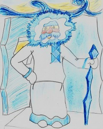 Рисунок к сказке Мороз Иванович