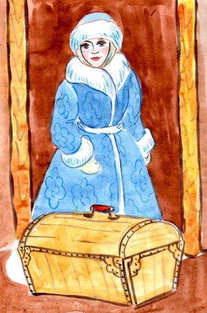 Рисунок на тему Морозко