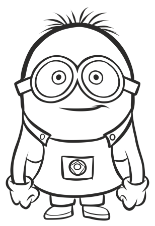 Раскраска Миньоны
