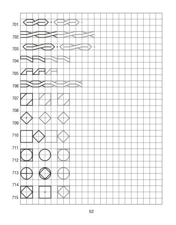 Узоры по клеточкам в тетради
