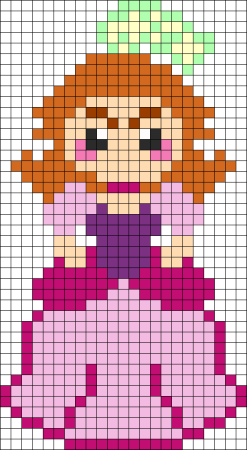 Принцессы по клеточкам