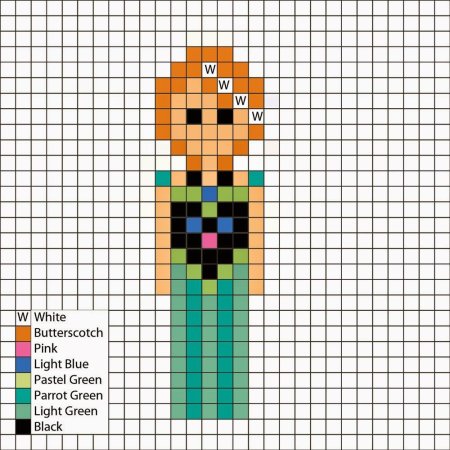 Вышивка Рапунцель схема