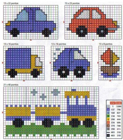 Жаккард машинки для мальчиков спицами схемы