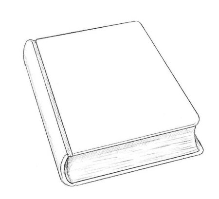 Книжка рисунок карандашом