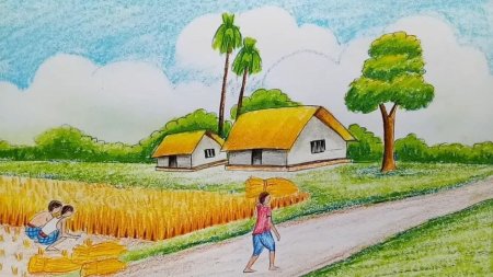 Рисунок села