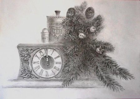 Новогодняя композиция Графика