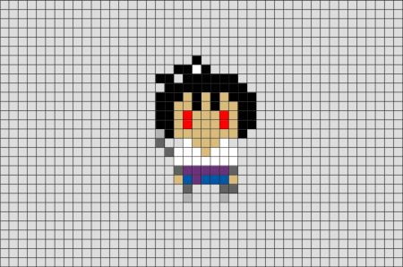 Саске Учиха пиксель