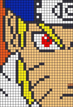 Рисунка по колечкам Наруто