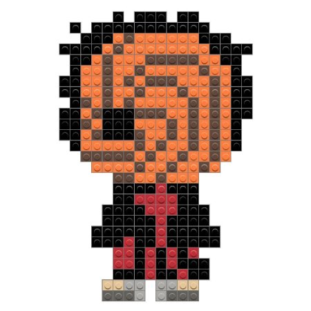 Пиксель арт Наруто