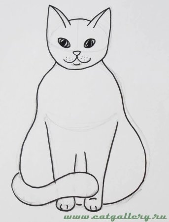 Кот для рисования