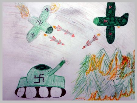 Детские рисунки о войне