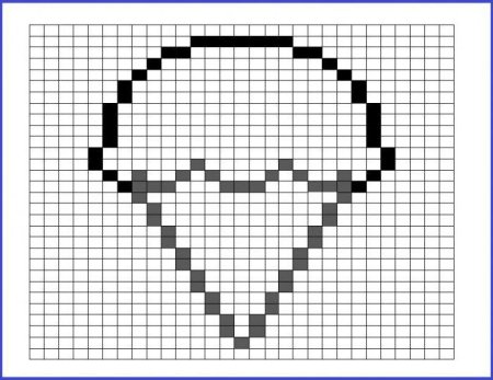 Рисунки по клеточкам