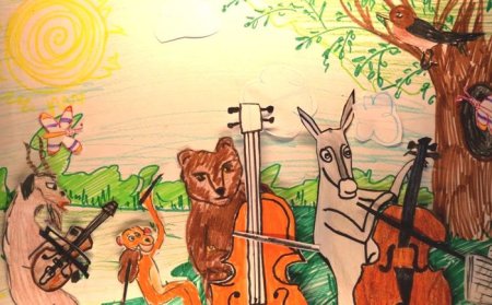 Басня Крылова музыканты