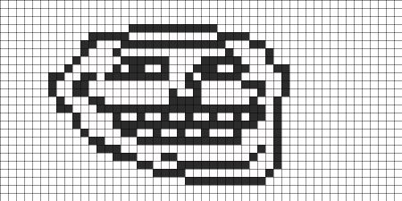 Рисунки в клеточку