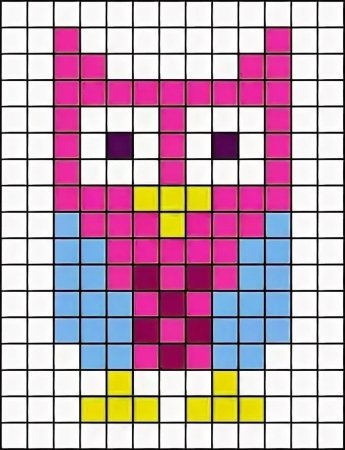 Рисование по клеткам небольшие