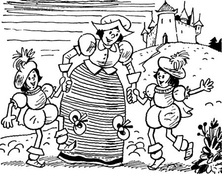 Королевство кривых зеркал иллюстрации