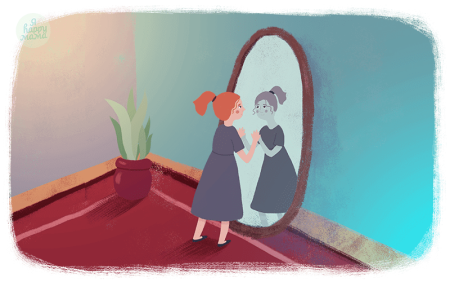 Иллюстрация к сказке кривые зеркала