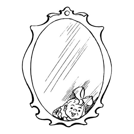 Раскраска к сказке королевство кривых зеркал