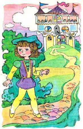 Оля королевство кривых зеркал иллюстрация