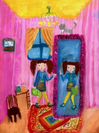 Королевство кривых зеркал рисунок