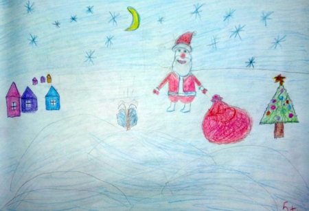 Рисунок к сказке Мороз Иванович