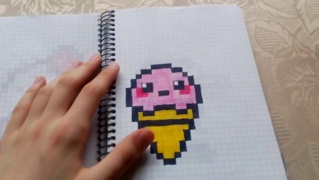 Рисунки для скетчбука по клеточкам