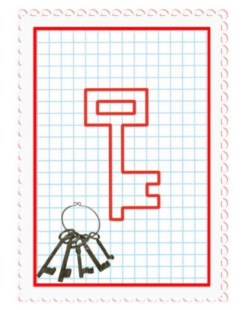 Рисунки по клеточкам в тетради для начинающих