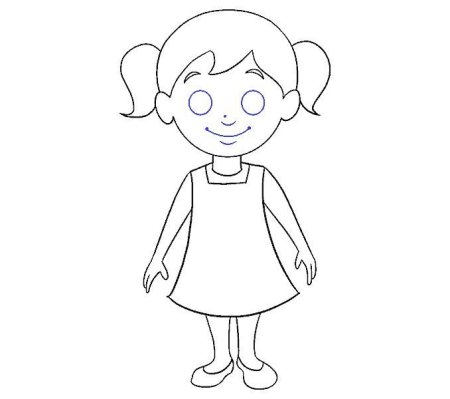 Рисунки для срисовки легкие для девочек