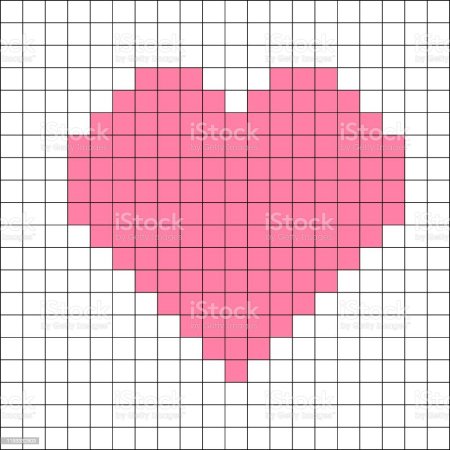 Схема для вышивания крестиком сердечко