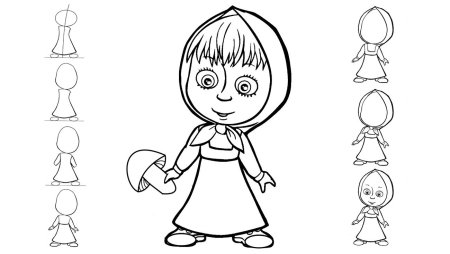 Хеллоу Китти рисунок карандашом