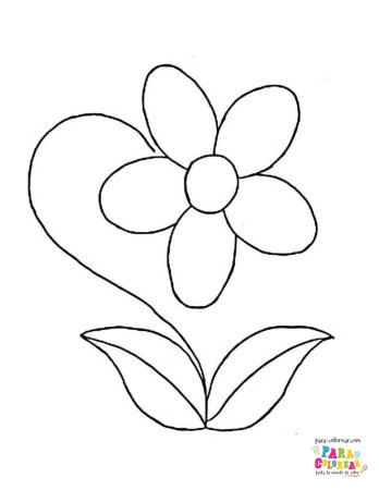 Цветы для срисовывания легкие